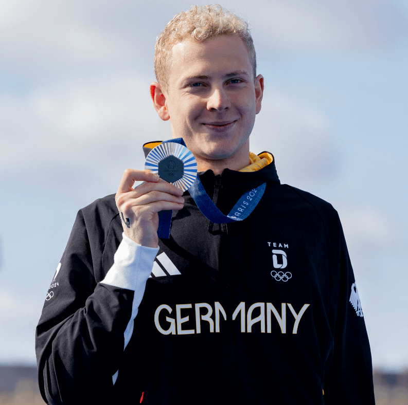 Oliver Klement mit silber Medaille